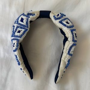 NWOT Sea Marie designs beaded silk headband